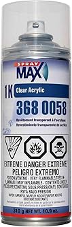 Spray max 10.6oz Aerosol - - 1k Acrylic Clearcoat 3680058