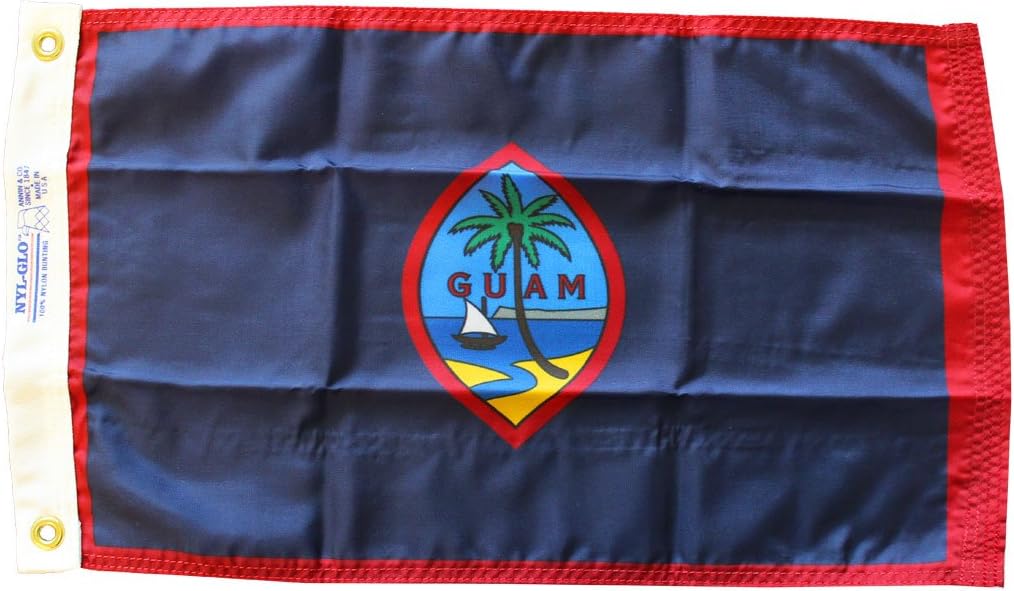 Guam - 12" x 18" Nylon State Flag