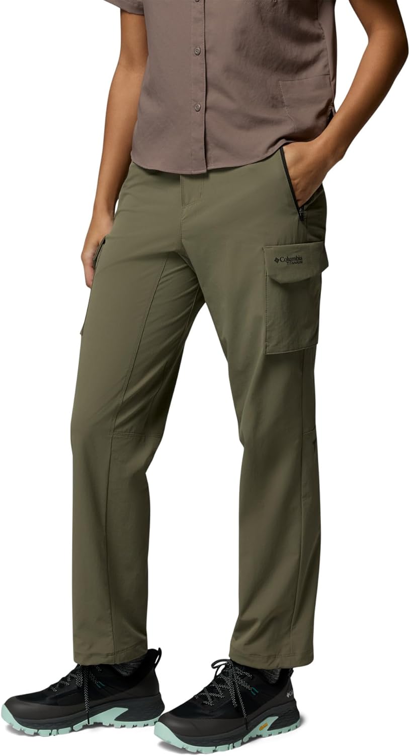 Columbia Women's Silver Ridge Elite Pant, Stone Green, 10 Short