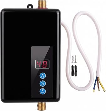 Electric Tankless Water Heater, Mini Instant Water Heater, 220 V 5.5KW