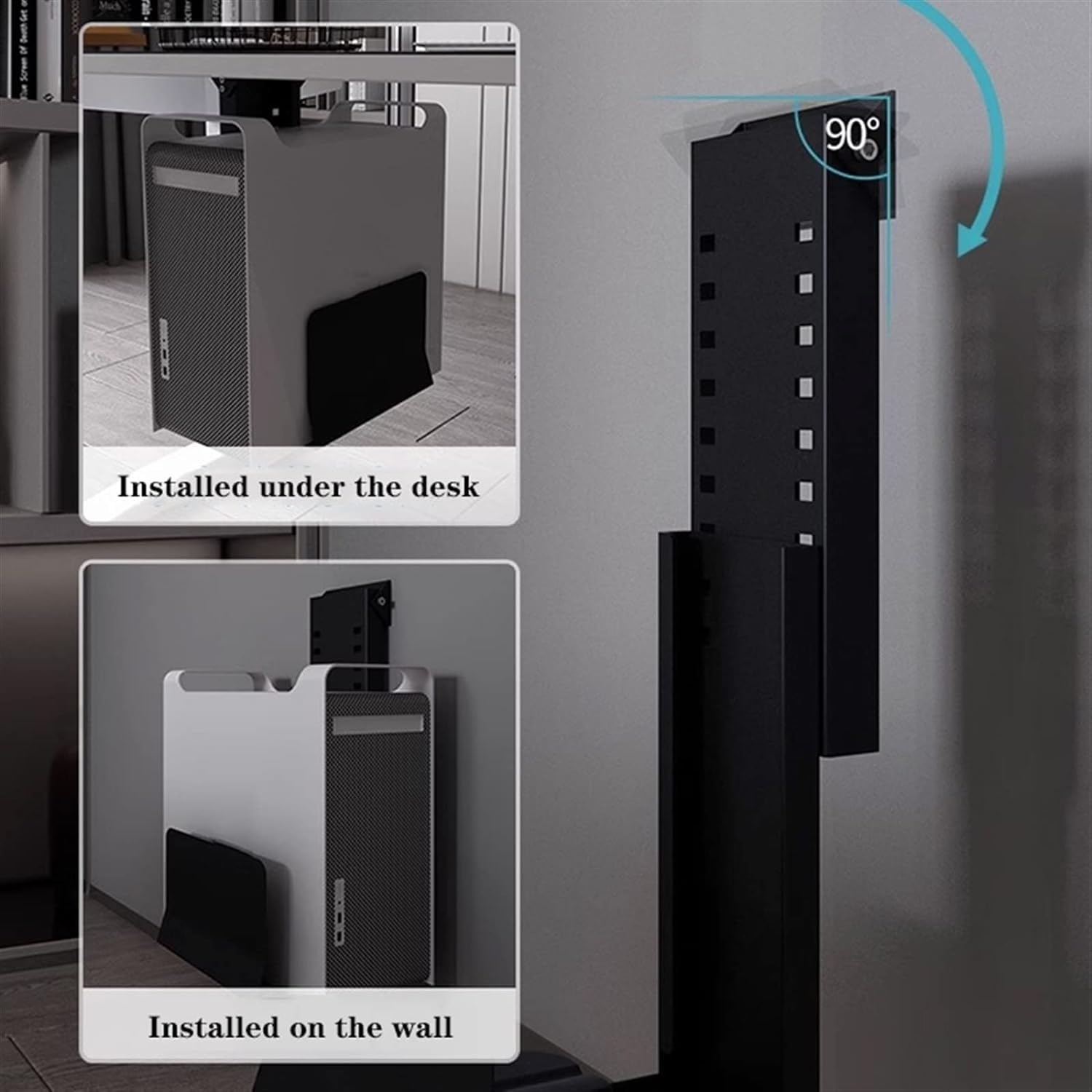 Amazon | コンピュータホストスタンド、吊り下げブラケット、調節可能