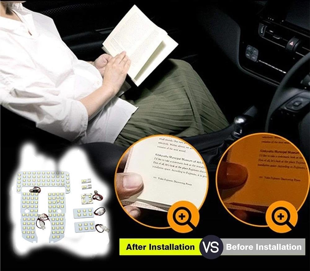 Luz Lectura Techo Coche Para Toyota Para Prius 30 XW30 ZVW30 2010-2015 Luces Interiores LED 4x4 Lámpara De Lectura Para Maletero