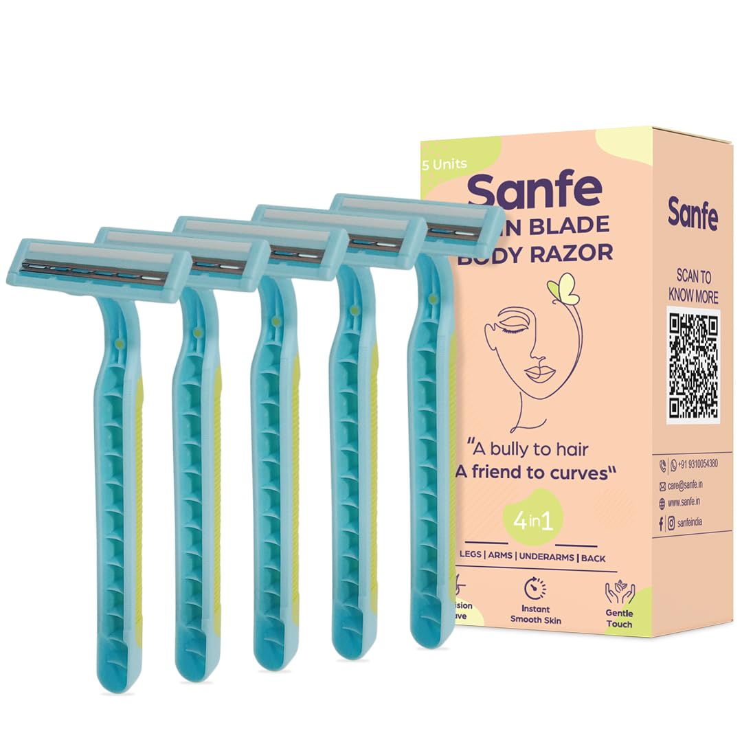 See full amazon price history chart for Sanfe Disposable Hair Removal Razor For Women Perfect For Legs, Arms & And Bikini Line 2 Blade Shaving Razor With Aloevera Extract - Pack Of 5 Sanfe Disposable Hair Removal Razor For Women Perfect For Legs, Arms & And Bikini Line 2 Blade Shaving Razor With Aloevera Extract - Pack Of 5 (B0D5M5G8SG) Amazon Price History, Amazon Price Tracker