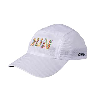 Boné para Corrida HUPI Run Colors Branco, FPU 50+