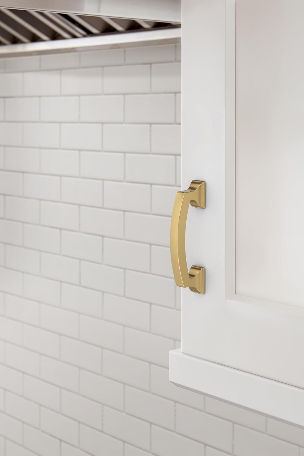 Amerock Incisive 3 inch (76mm) Center-to-Center Champagne Bronze Cabinet Pull - 10 Pack