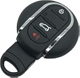 Keyless Entry Remote Smart Key Fob Shell Case Fit for BMW Mini Cooper F54 F55 F56 F57 F60 with Blank Key (Black)