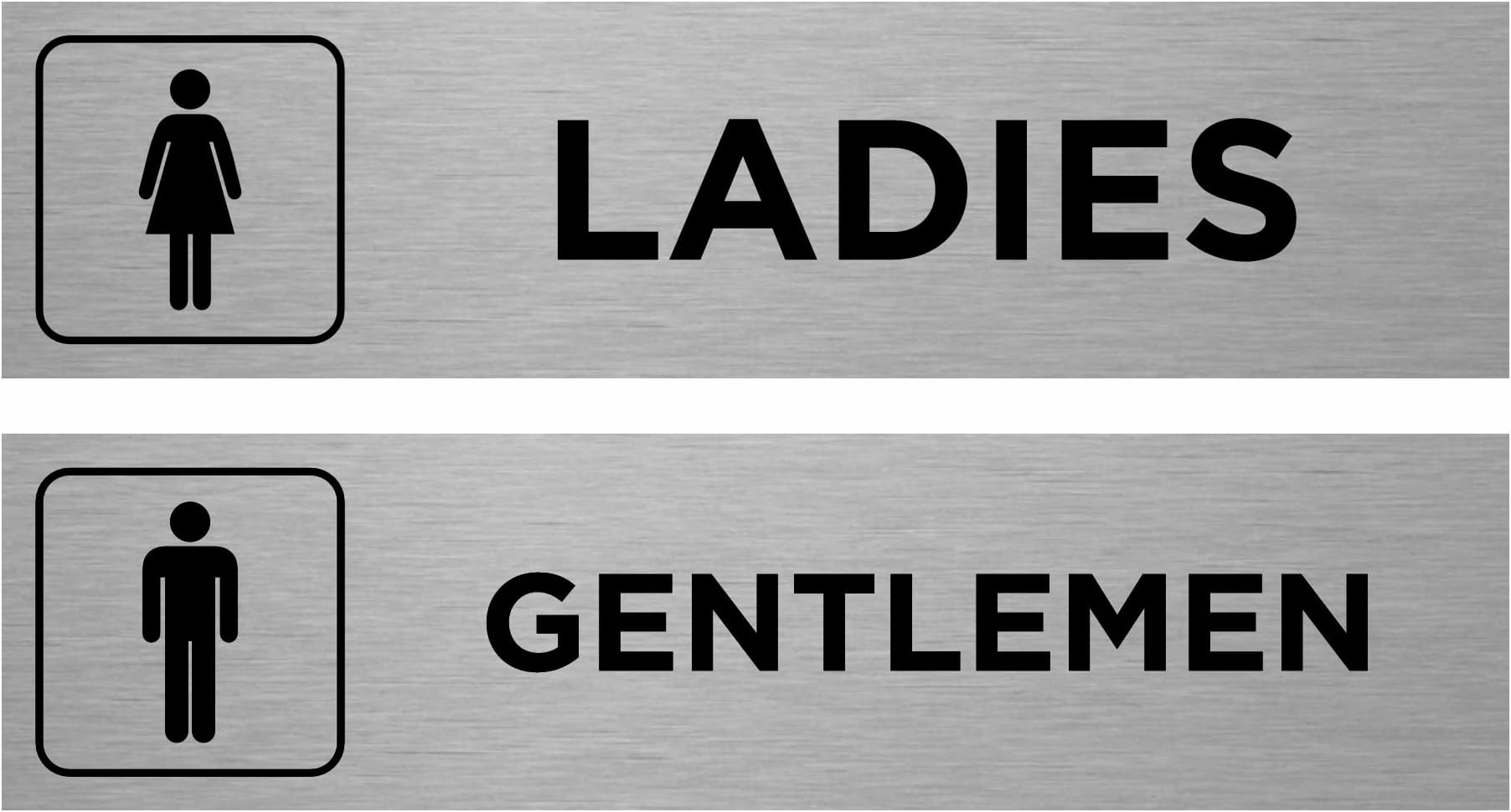Viro Display 100296 SLIM-L/G-TWIN-200-50 Toilet Sign