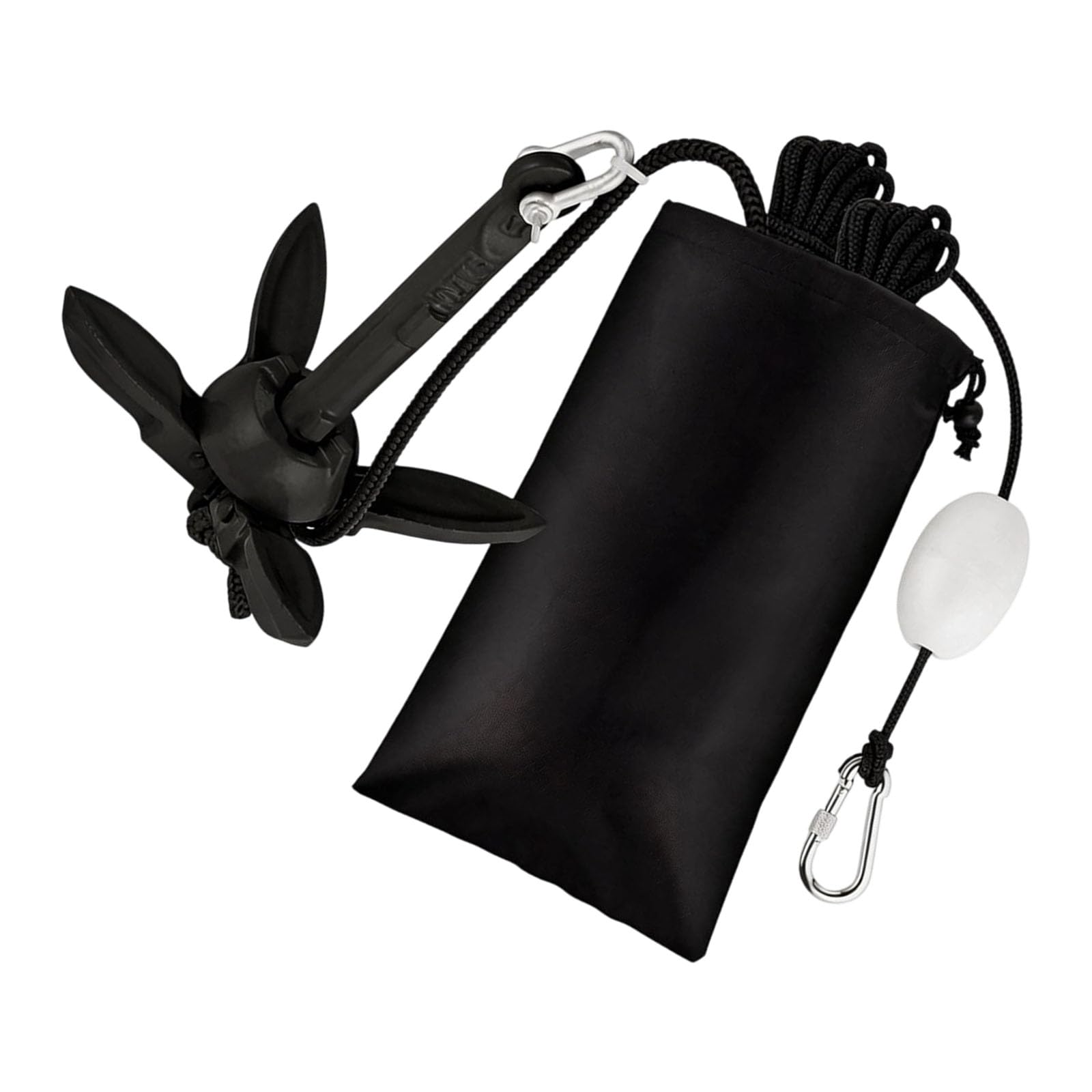 Ensemble d'amarrage pliable compact avec grappin de qualité