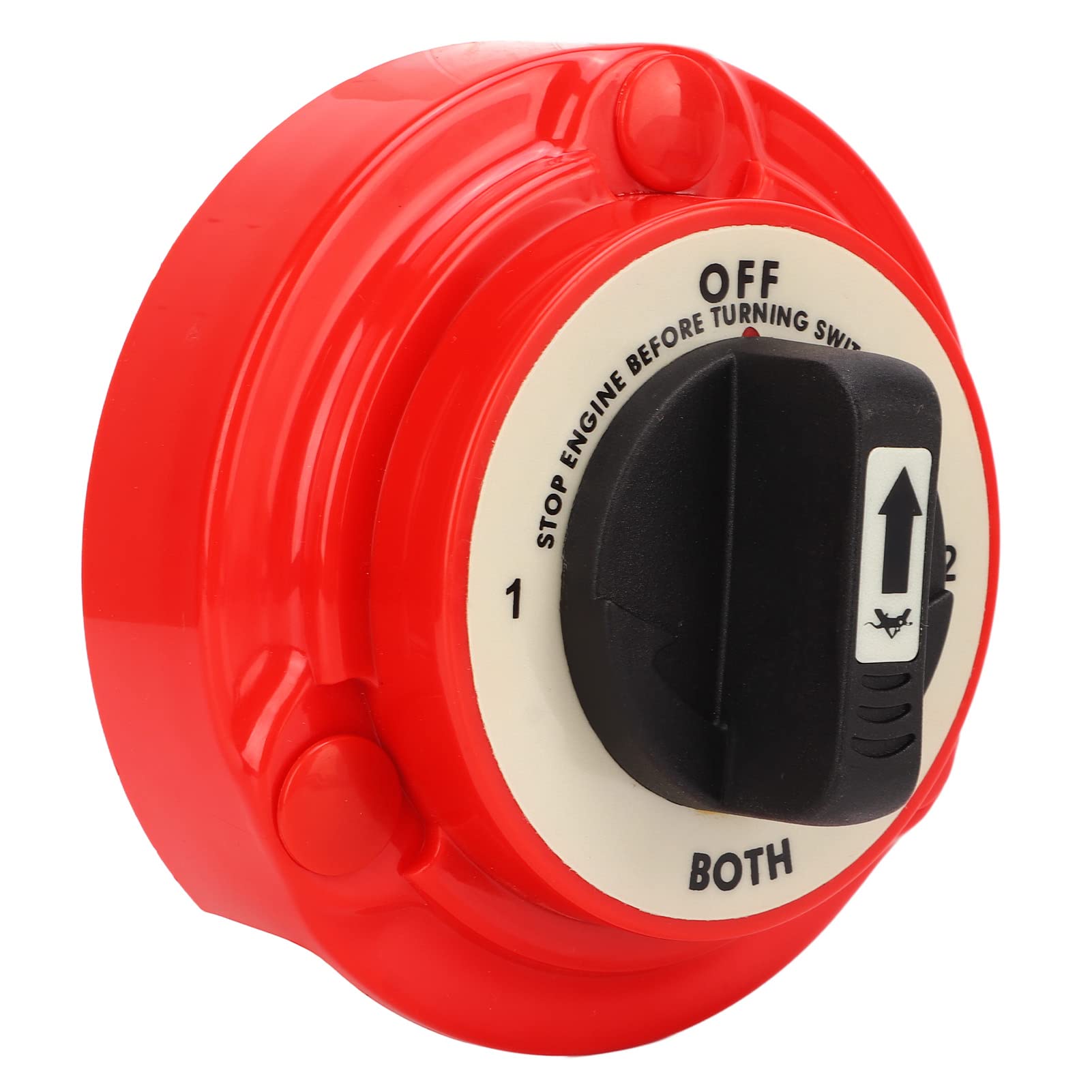 Selettore Doppia Batteria 300A 4 Posizioni DC6-32V Spegnimento per Camion per Imbarcazioni Marine con Borchie in Rame Placcato