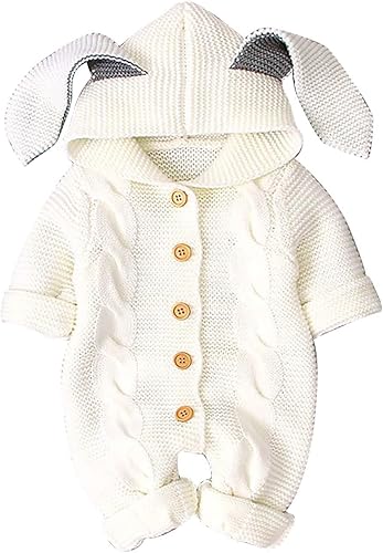 Suéter de punto cálido para recién nacido, niñas y niños, para invierno