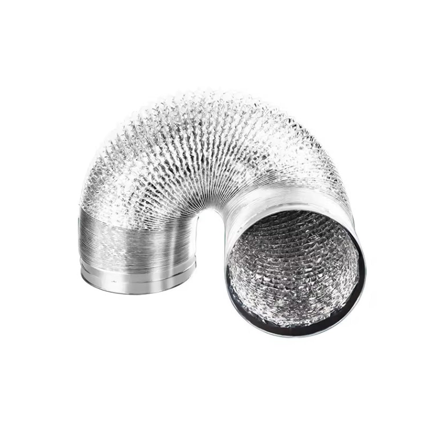 Tubo Di Ventilazione In Alluminio Flessibile Condotti Tubo Flessibile Con 2 Morsetti Per Condizionatori D'aria, Asciugatrici E Cappe Da Cucina Lunghezza 80/100/120/150/160/170/180/200/250/300mm(3.0m,2