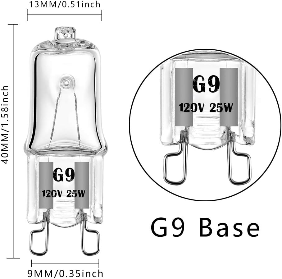 Uр Tо 40% оƒƒ G9 Halogen Bulb JCD 25 Watt 120 Volt T4 JD Type Halogen House Hold Light Bulb Crystal Clear Lense Hanging Pendant Accent Type Spot Down Lamp Chandelier Sconce Fixture Lighting 10 Pack Blасk Frіdау - 80% оƒƒ G9 Halogen Bulb JCD 25 Watt 120 Volt T4 JD Type Halogen House Hold Light Bulb Crystal Clear Lense Hanging Pendant Accent Type Spot Down Lamp Chandelier Sconce Fixture Lighting 10 Pack