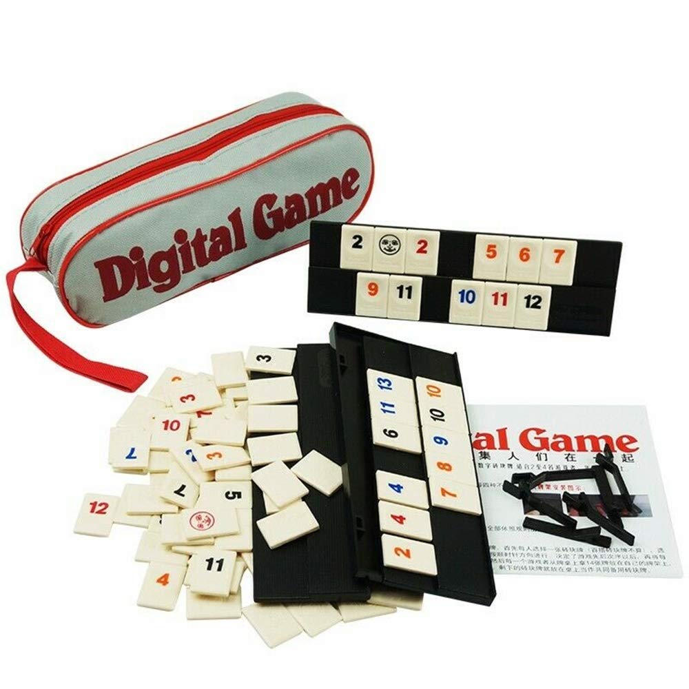 KDFG Fast Moving Rummy Tile Board Game 2-4People Israel Mahjong Digital Game