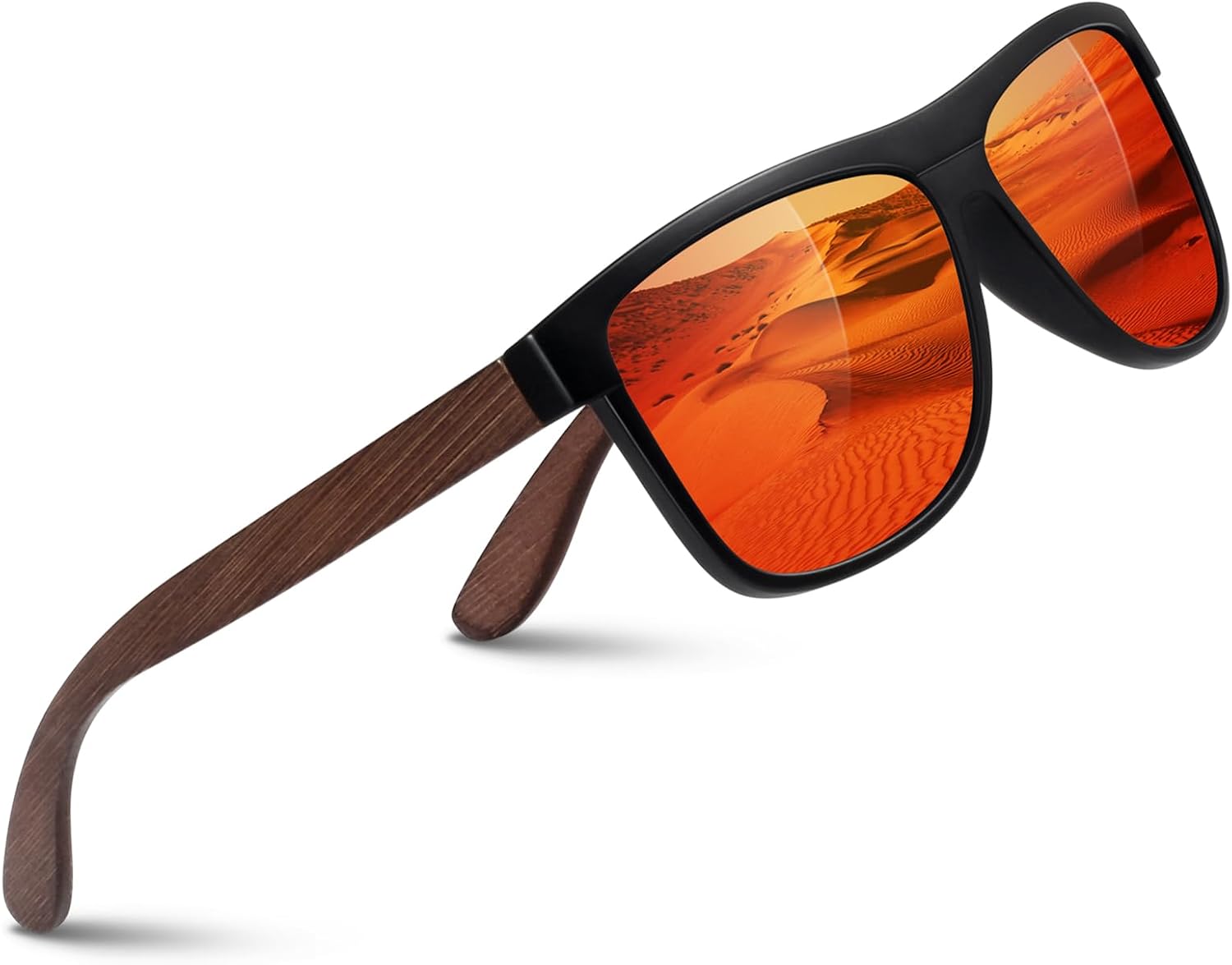 Matt Black Frame | Red Lens