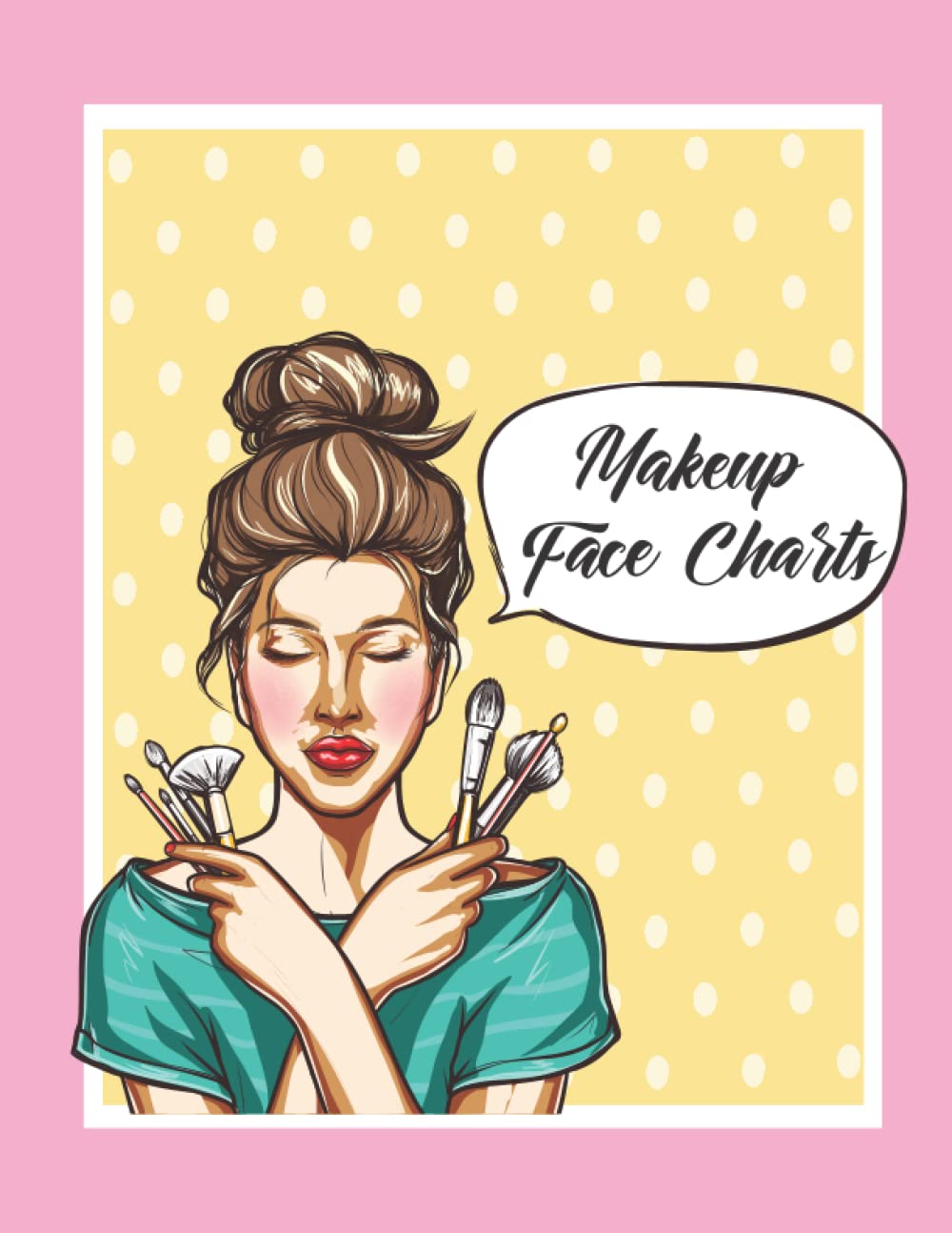 Buy Makeup Face Charts 120 Full Face Sized Makeup Artist Face Charts