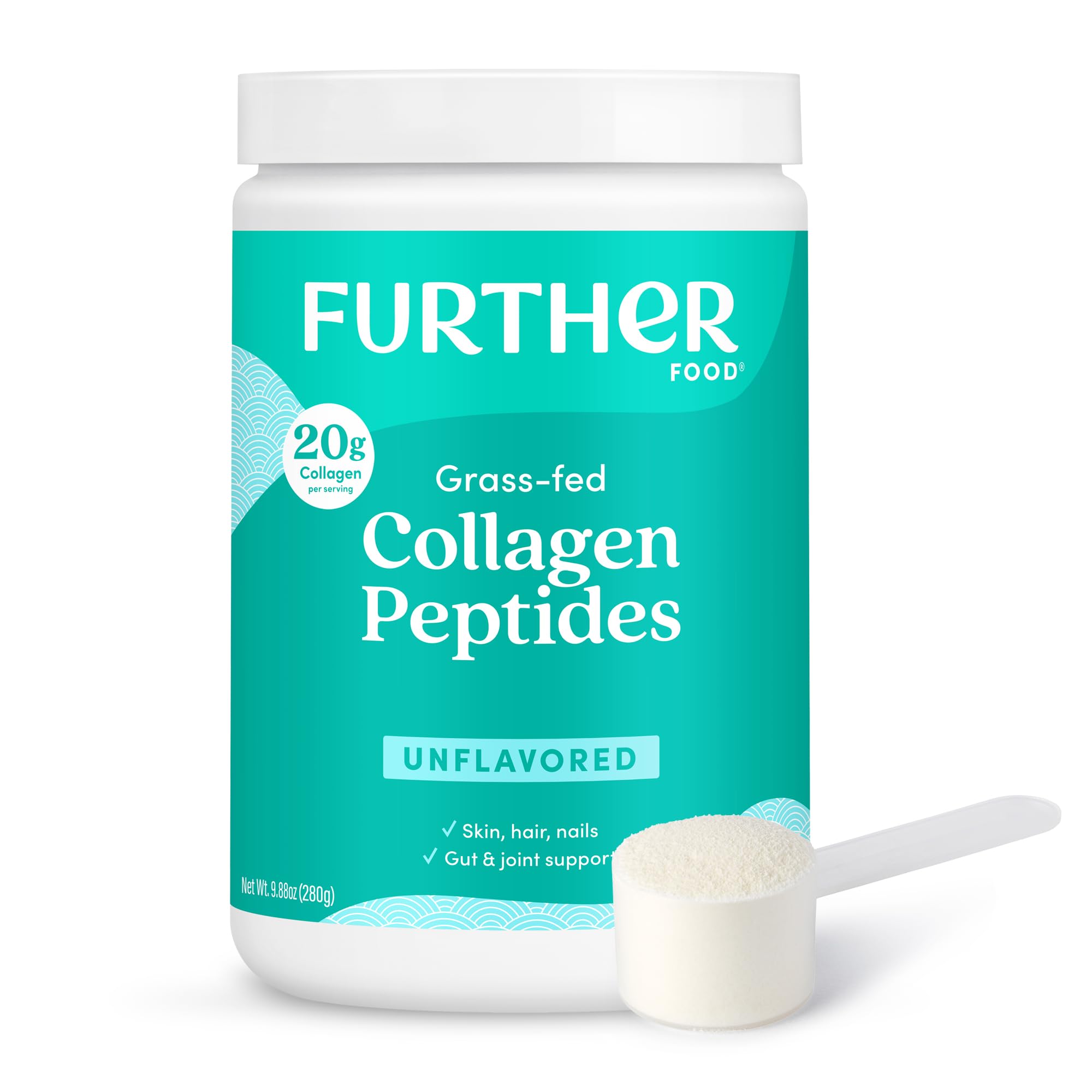 Collagen Peptides, Pure Protein Powder, Unflavored, 8 oz (226 g)