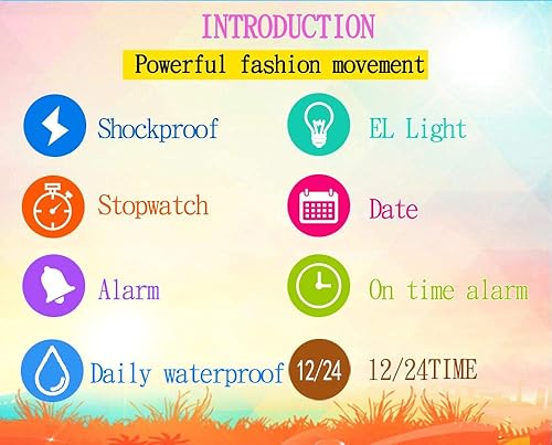 Miniatura 8 de Gosasa Reloj luminoso impermeable masculino y femenino del silicón del electrón los 164.0 ft de los relojes LED de los deportes de Digitaces