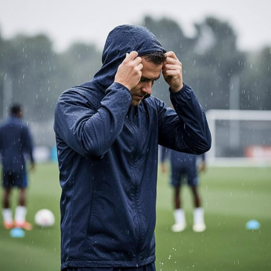 FORZA Waterproof Rain Jacket – Lightweight Raincoat with Breathable Mesh Lining – Outdoor Waterproof Coat for Everyday Wear