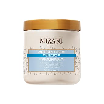 Mizani Moisture Fusion Intense Moisturizing Mask - Hydrating Hair Mask for Dry and Curly Hair, Deep Conditioning Treatment with Argan Oil, Sulfate-Free