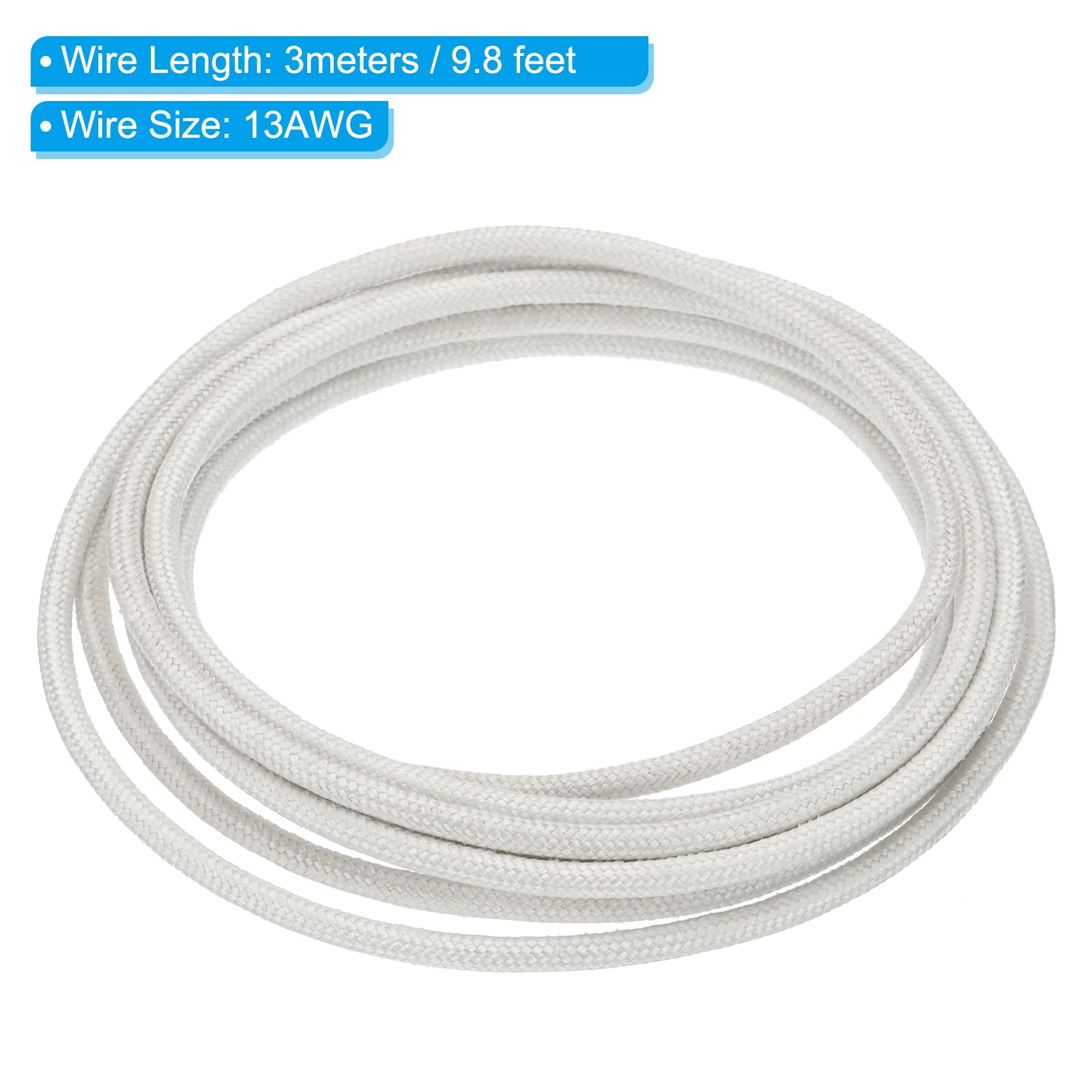 PATIKIL 9.8Ft 13AWG High Temperature Wire - Image 2