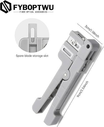 Miniatura 3 de Herramienta de corte de pelado de cables coaxiales, pelacables coaxiales, pelacables de fibra óptica, cortador de cables Crimpadora 45-162 y 45-163