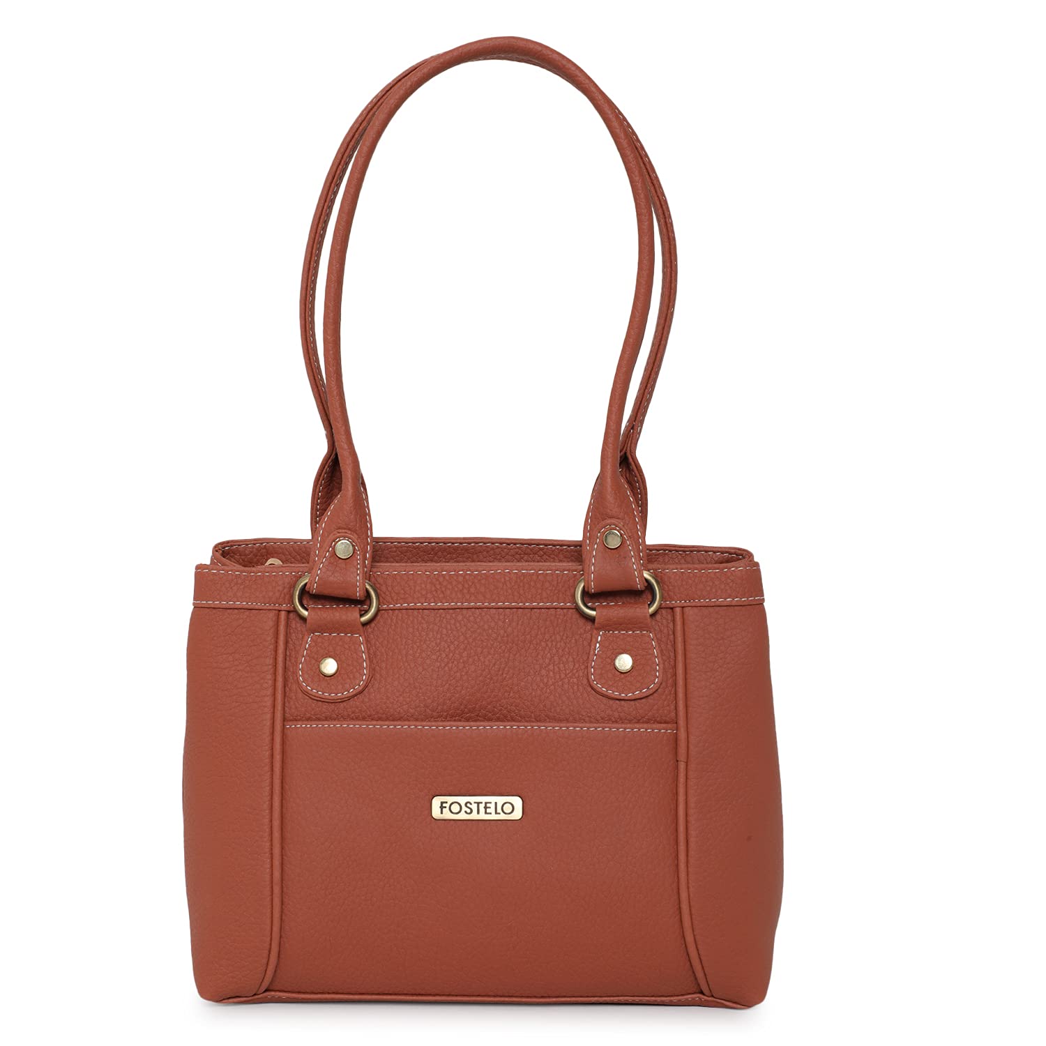 Fostelo Womens Vegan Leather Hynes Handbags Shoulder Hobo Bag