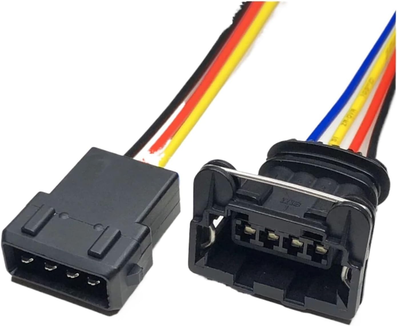 Dj7021a-3.5 Car Fuel Injection Nozzle Plug Throttle Sensor Socket 2p3p4p Ignition Coil Wire Connector 282191-1 Wire Length 15cm(5p Strip line,5sets)