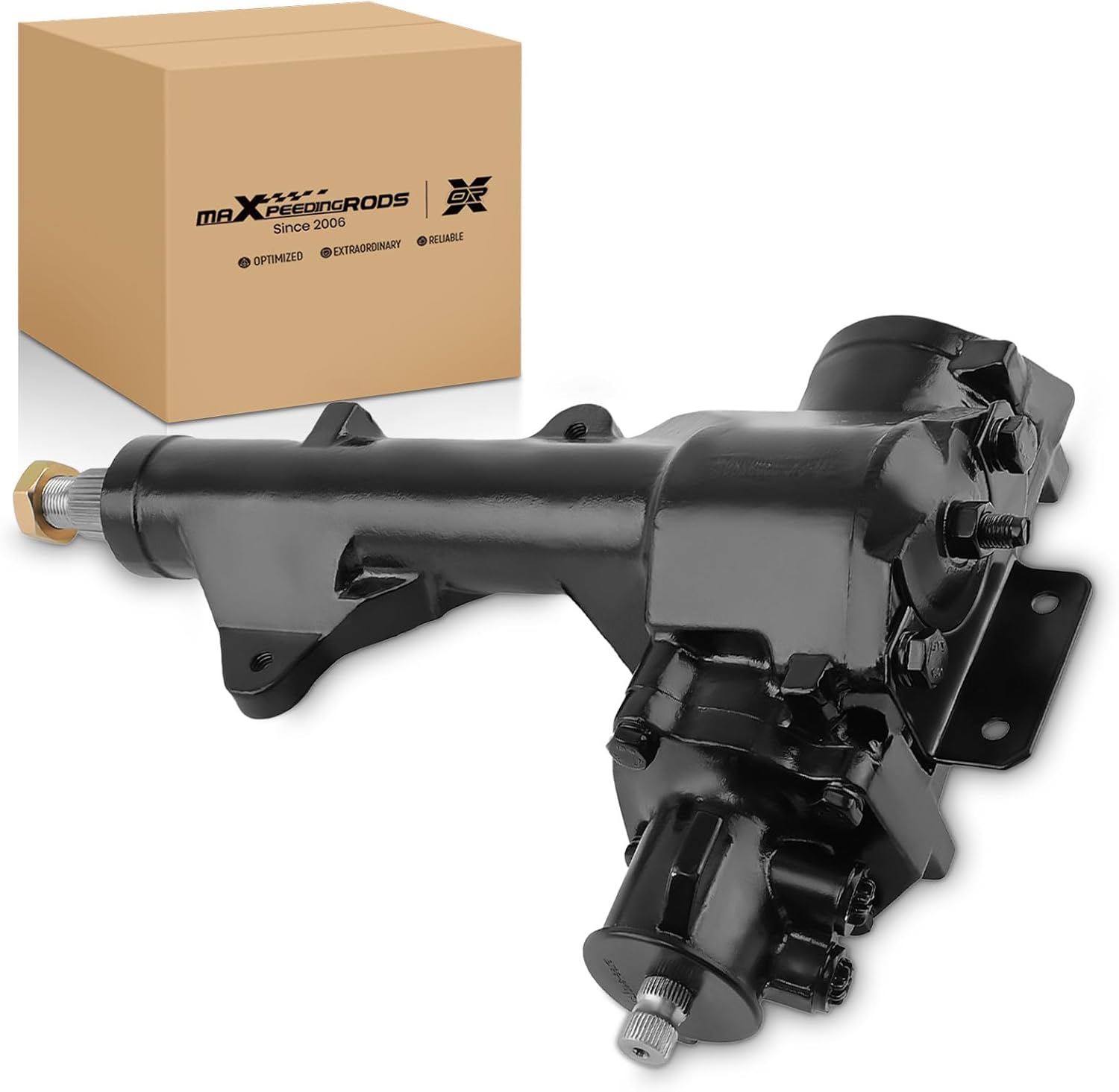 maXpeedingrods Power Steering Gear Box, for Ford RWD F-100 1968-1979, F-150 1975-1979, F-250 1968-1979, F-350 1968-1979, Replace# 27-7504 277504