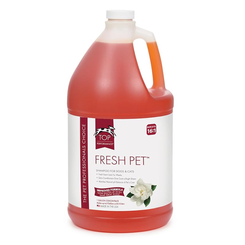 Shampoo Fresh para Cães Top Performance com Fragrância Refrescante, 3,785 L