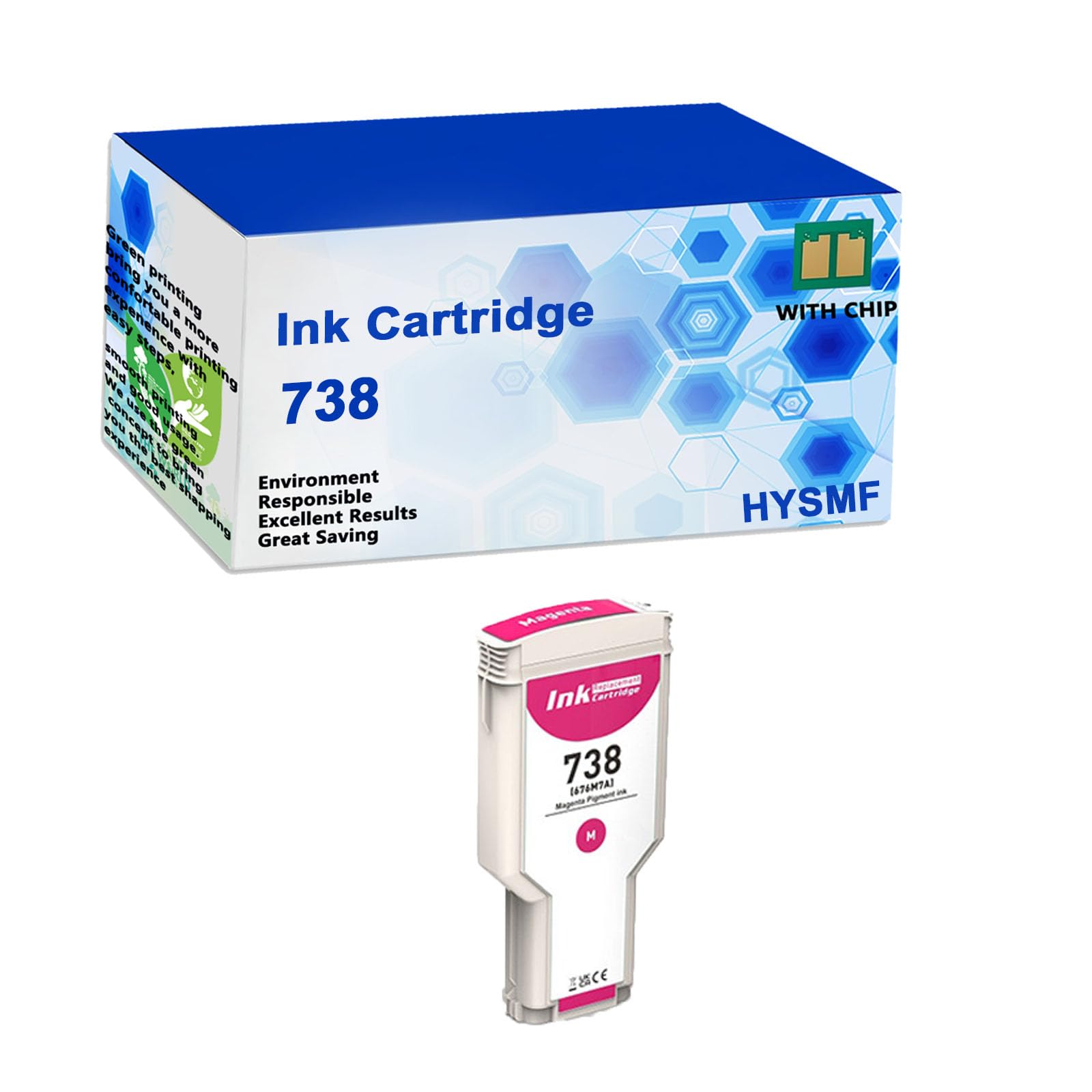 Amazon.com: 738 Ink Cartridge Compatible for HP 738, Contains Chip
