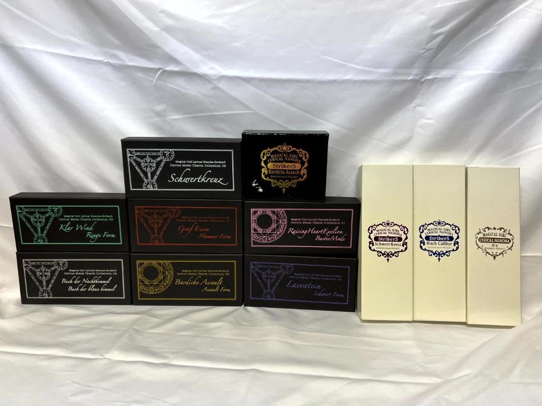 Amazon.co.jp: 11個セット 魔法少女リリカルなのはデバイスメタル  