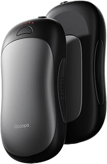OCOOPA Rechargeable Hand Warmers 2pack, 4 Heat Levels up to 57℃，10000mAh All Day Battery Life, Compact Size, Ideal Gift for Men Golf/Hunting/Camping/Cold Weather, UT3 PRO
