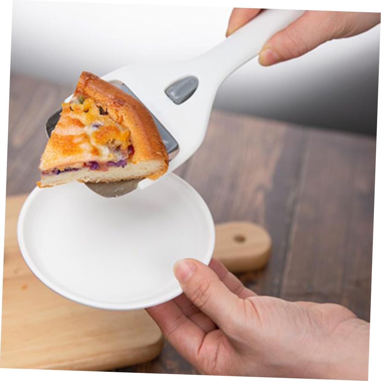 1 PC Plastic Cheese Plane Tool Ergonomic Handheld Slicer for Comfortable Grip for Home Baking Cooking for Cheese Ham and More Light Grey