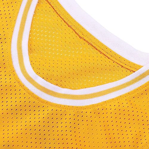 Amzdest 90s The Fresh Prince of Bel Air Academy #14 Maillot en jersey pour homme et femme Unisexe pour fête à thème, jaune, Taille L – vue 4