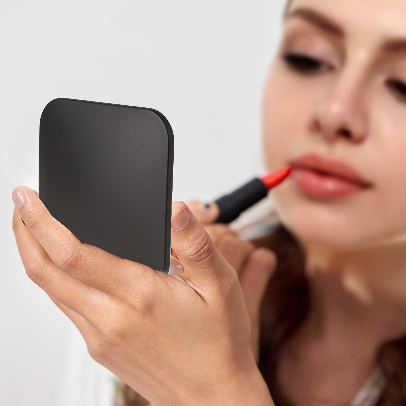 Miroir de maquillage pliable à LED, miroir lumineux, éclairage facial