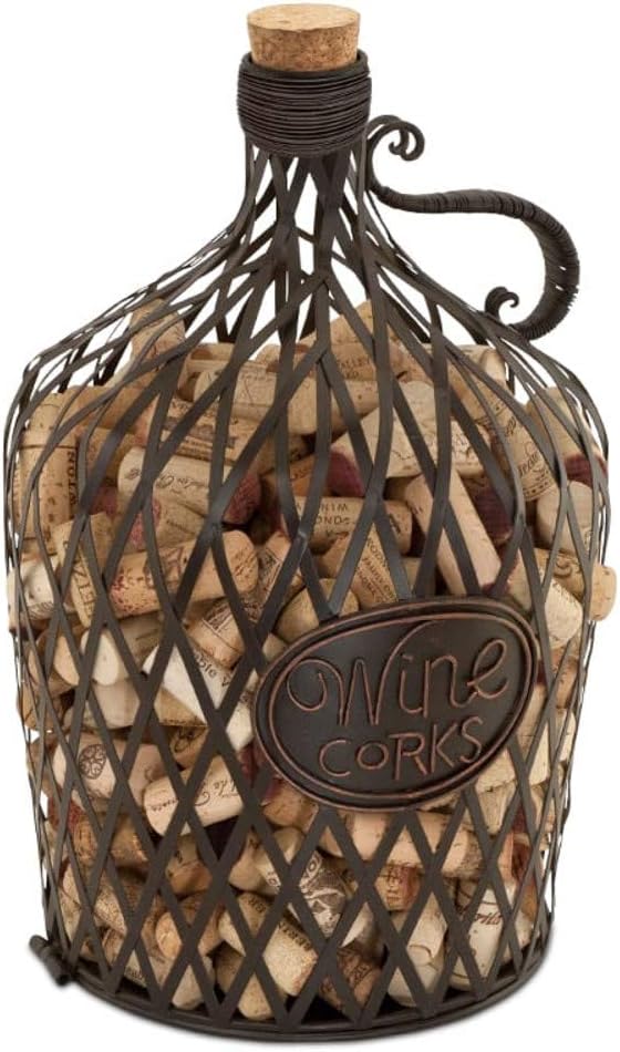 Cork Cage Vintage Wine Jug #90-210
