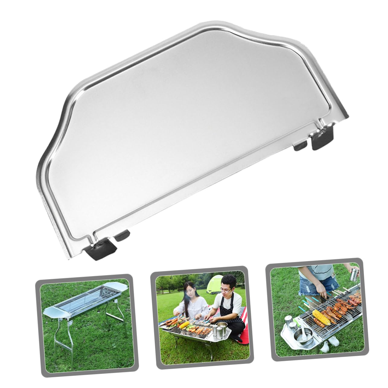 CIYODO Portable Barbecue Accessory Grill Supplies Storage Shelf Bbq Seasoning Holder Outdoor Grilling Tool