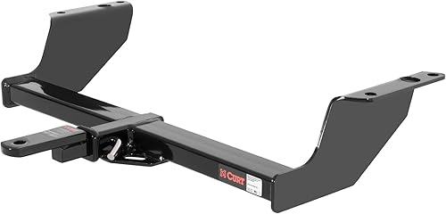CURT 120123 Enganche de remolque clase 2 con montaje de bola, receptor de 1-1/4 pulgadas, compatible con Mazda B2300, B3000, B4000, Ford Ranger