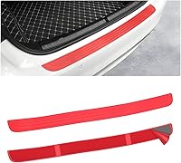 Vista 9 de Protector de parachoques trasero de automóvil, protector de goma antiarañazos para puerta de maletero de entrada, tira de protección antideslizante