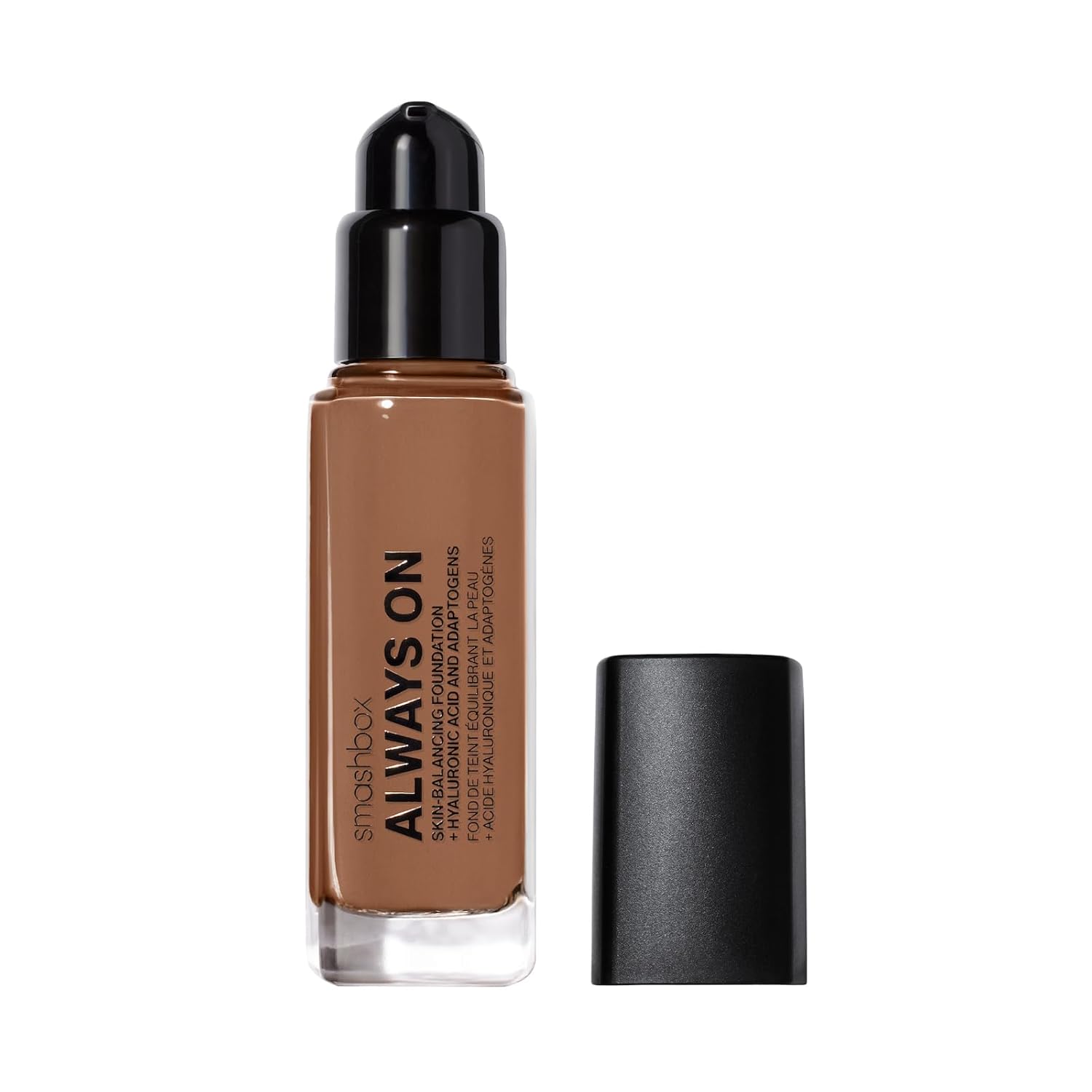 Smashbox Always On Skin-Balancing Foundation | Medium-To-Full Coverage Foundation | Hyaluronic Acid with a Natural-Looking, Second-Skin Finish, 1 Fl Oz