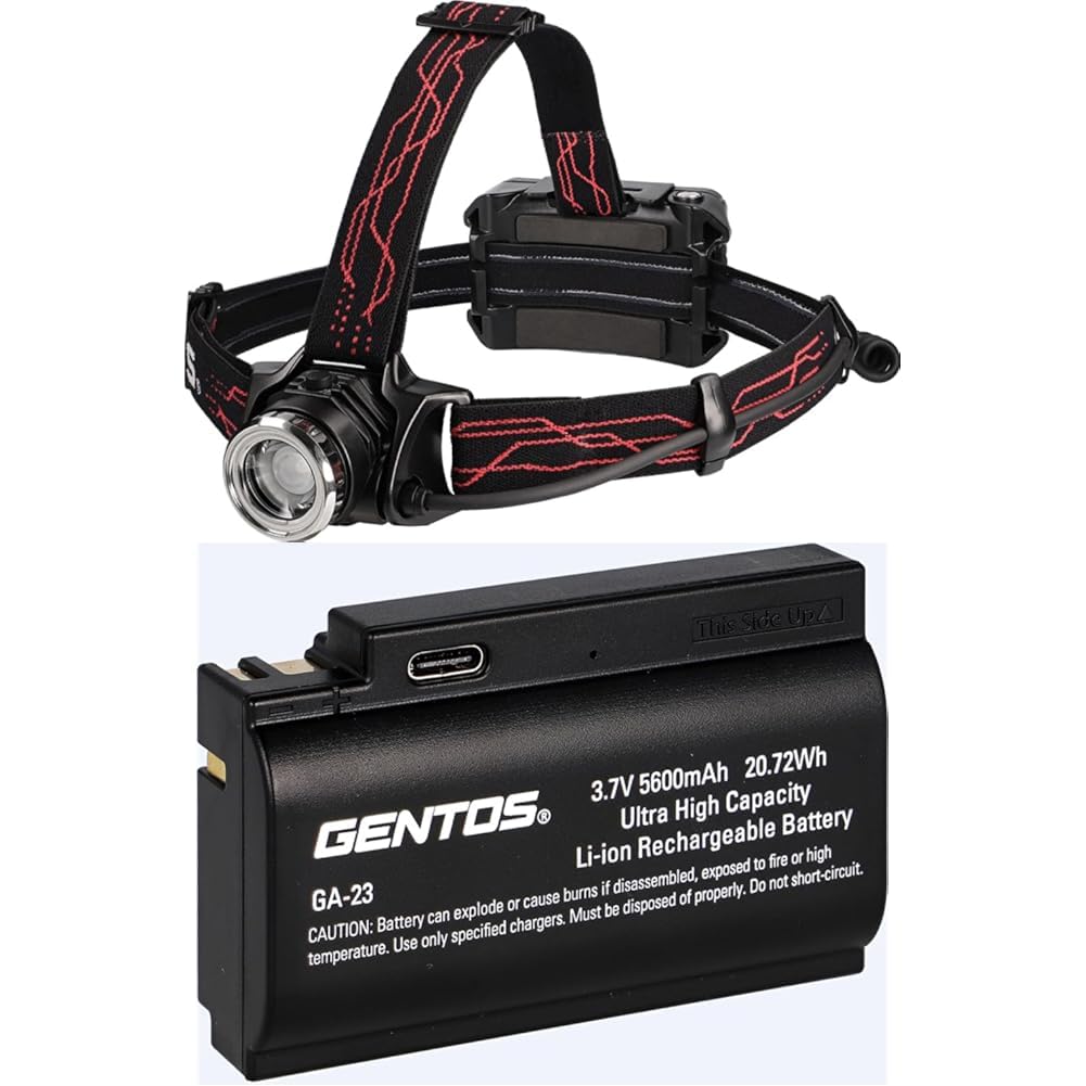 Amazon.co.jp: 【セット買い】 GENTOS(ジェントス) LED ヘッドライト