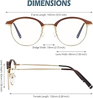 Vista 39 de Happy Store CN56 Gafas de estilo nerd wayfarer de inspiración vintage, marco de carey, lentes transparentes UV400