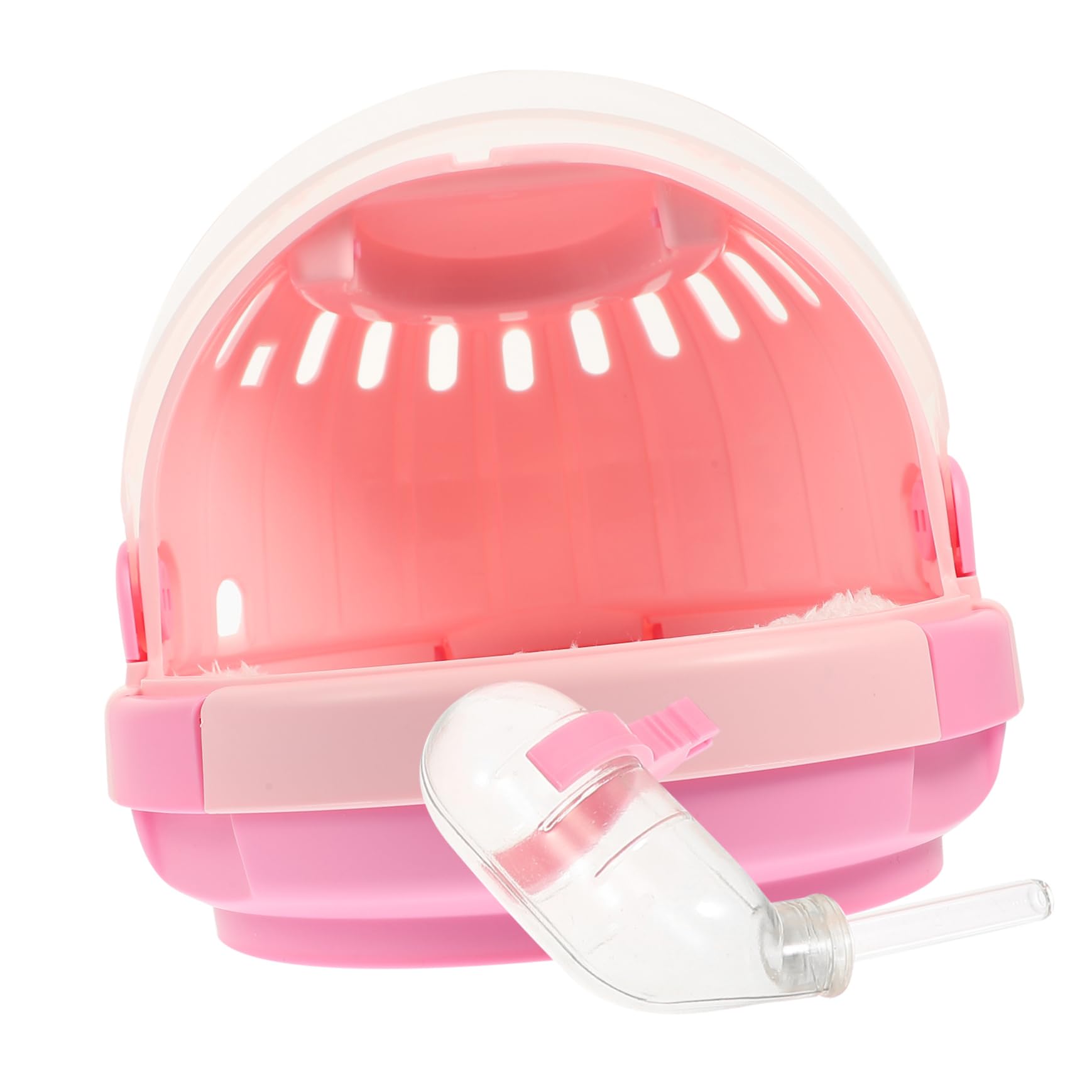 HOUDERCO Small Pet Carrier Sturdy Hamster Travel Box for Mice Guinea Pigs and Ferrets Easy to Clean Portable Design for Safe for Travel and Transportation