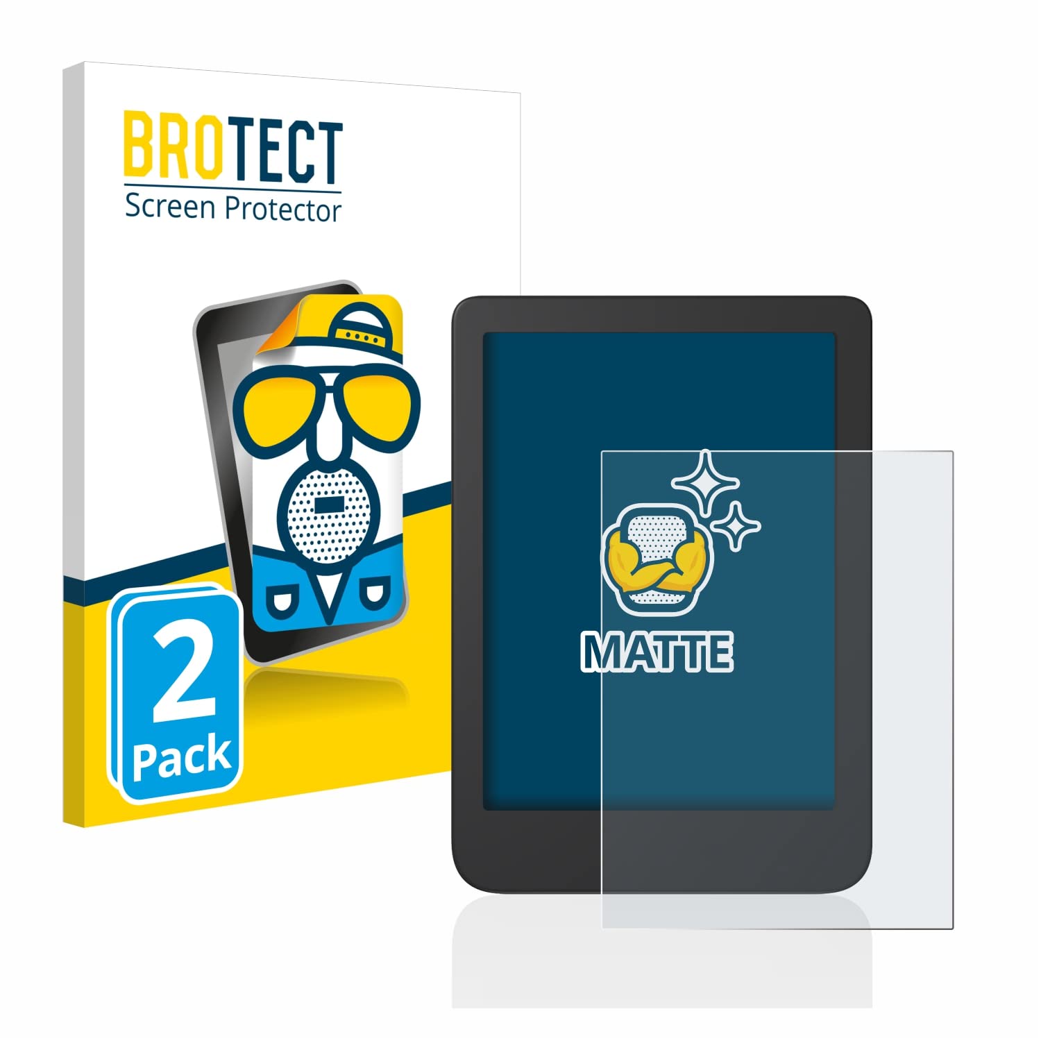 brotect Screen Protection Film 2-Pack Compatible with Tolino Shine 4 Anti Glare Screen Protector [Matte, Scratch Proof]