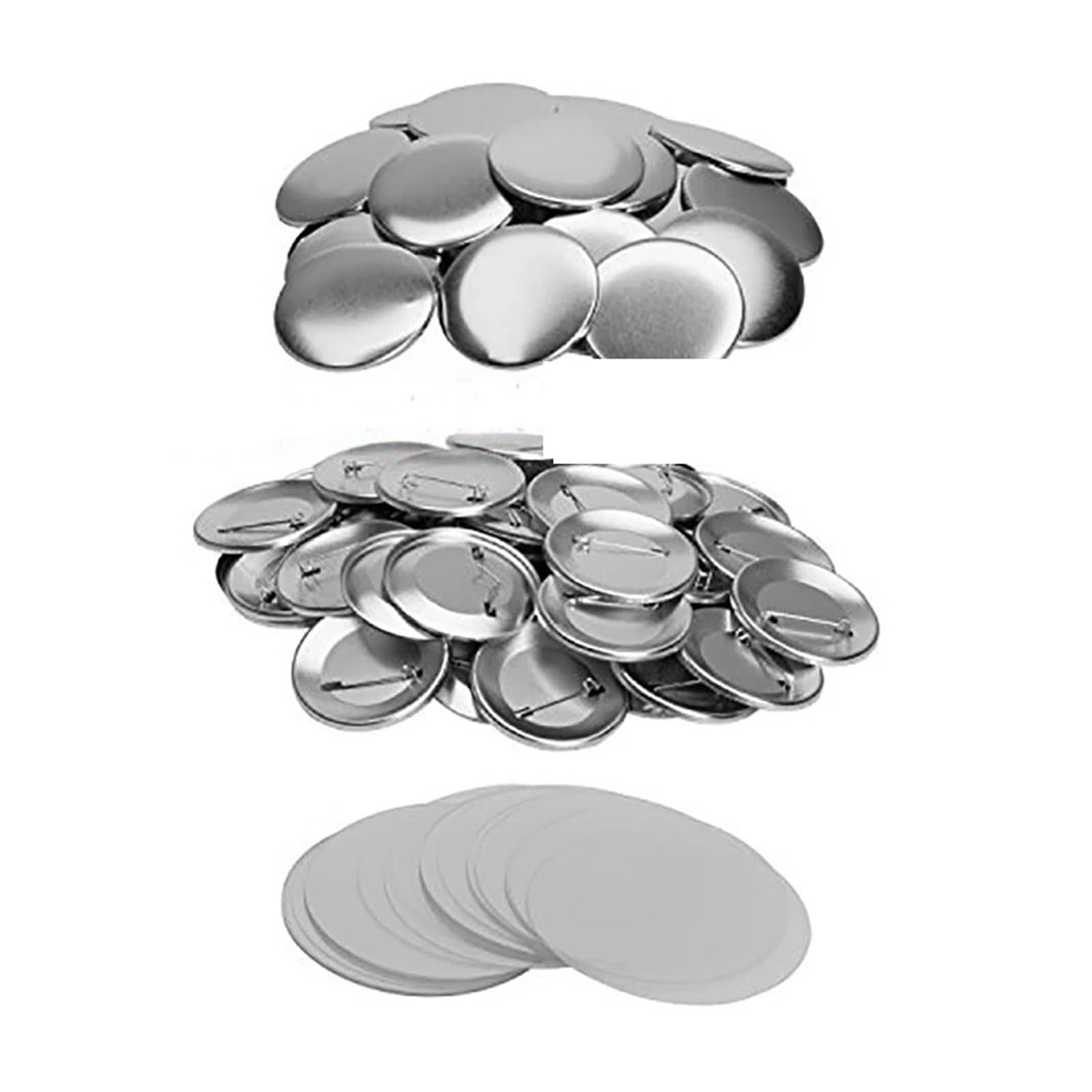 25 mm metalowe z tyłu DIY Craft odznaka szpilki materiałowe szpilki guziki odznaki materiały części 100 szt. do spersonalizowanego rękodzieła