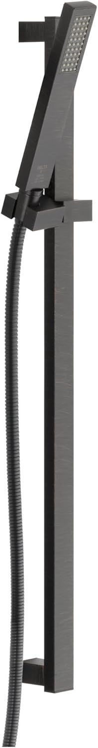 Delta Faucet Vero Single-Spray Touch-Clean Wall-Mount Slide Bar Hand Held Shower with Hose, Stainless 57530-SS