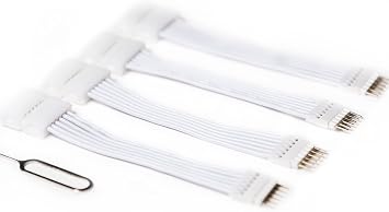 6-Pin to Cut-End Extension Connector Compatible with Nanoleaf Essentials Lightstrips (50mm)