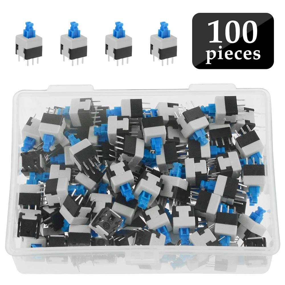 80 Interruttori A Pulsante DPDT 6 Pin - Kit Per Fai Da Te Elettronico - Foto 4