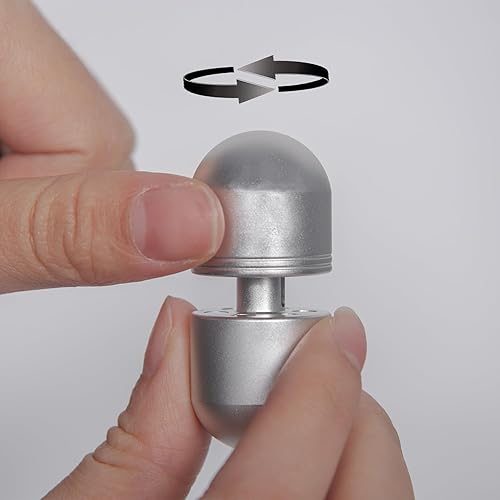 Miniatura 3 de Metal Fidget Slider Magnetic Haptic Slider EDC Háptico Fidget Juguetes Adultos - Plata