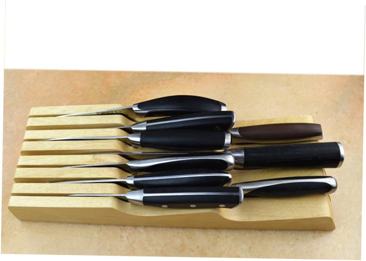 Drawer Insert Organizer Cutter Holder Efficient Storage Block for Kitchen Material for Home Organization